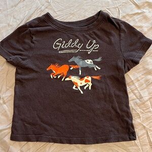 Old Navy Kids' Brown Horse Graphic Tee